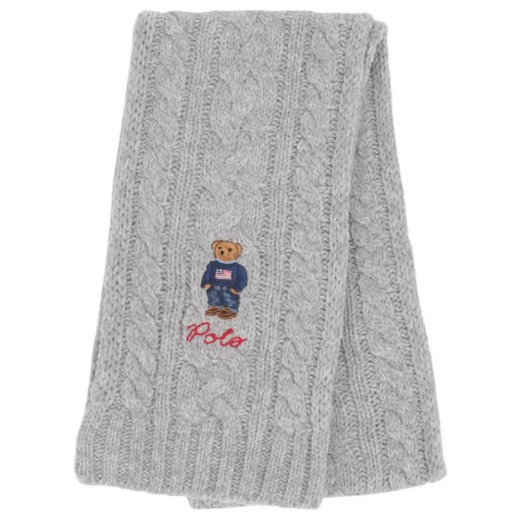 Polo Ralph Lauren Полиэстеровый вязаный шарф мужской серый, Gray
Polo Ralph Lauren Полиэстеровый вязаный шарф мужской серый, Gray