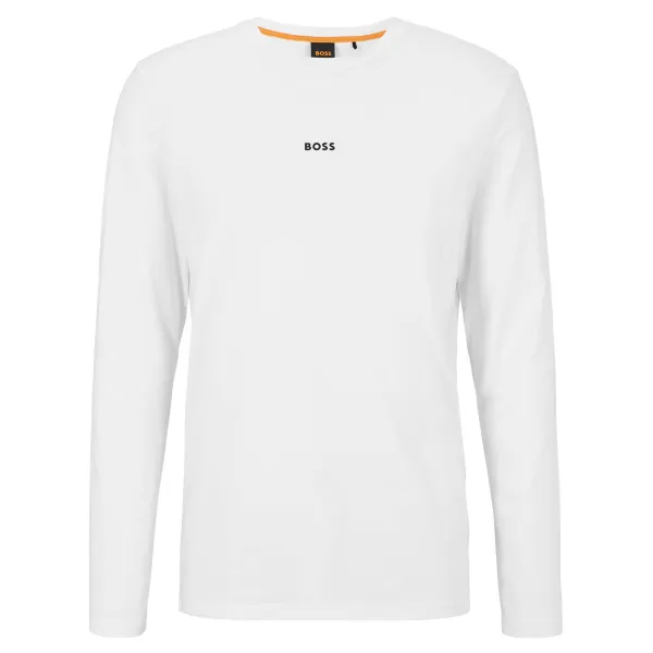 Футболка с длинным рукавом стандартной посадки Boss, белый
Футболка с длинным рукавом стандартной посадки Boss, белый