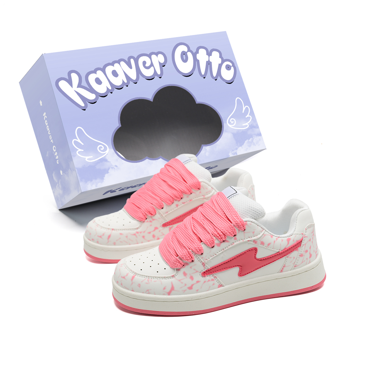 KAAVER OTTO Амортизирующие устойчивые к истиранию дышащие скейтбордские кроссовки унисекс бело-розовые, цвет White Pink
KAAVER OTTO Амортизирующие устойчивые к истиранию дышащие скейтбордские кроссовки унисекс бело-розовые, цвет White Pink