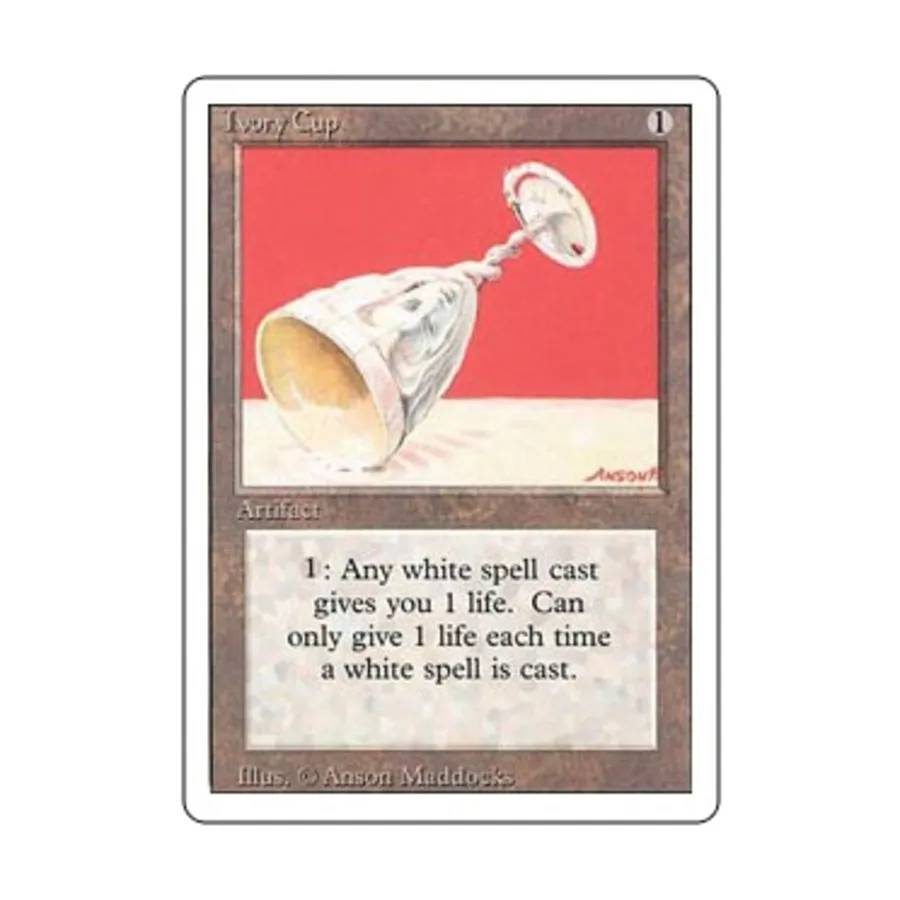 CCG Кубок Слоновой Кости (U), MTG - 3rd Edition (Revised)
CCG Кубок Слоновой Кости (U), MTG - 3rd Edition (Revised)