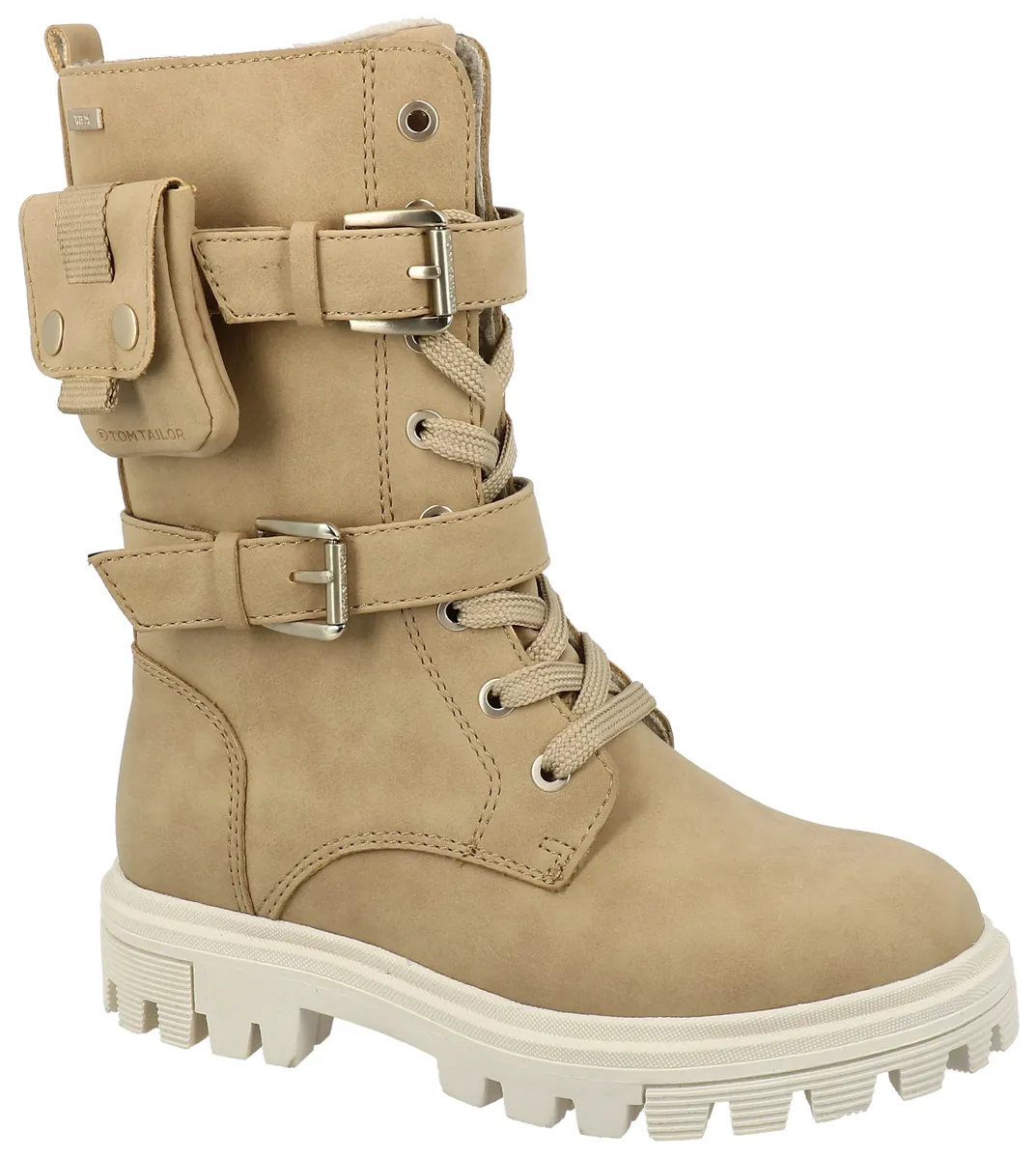 TOM TAILOR зимние ботинки, бежевый 
TOM TAILOR зимние ботинки, бежевый