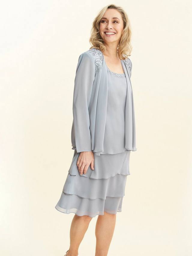 Кружевное платье-жакет camira Gina Bacconi, серый
Кружевное платье-жакет camira Gina Bacconi, серый