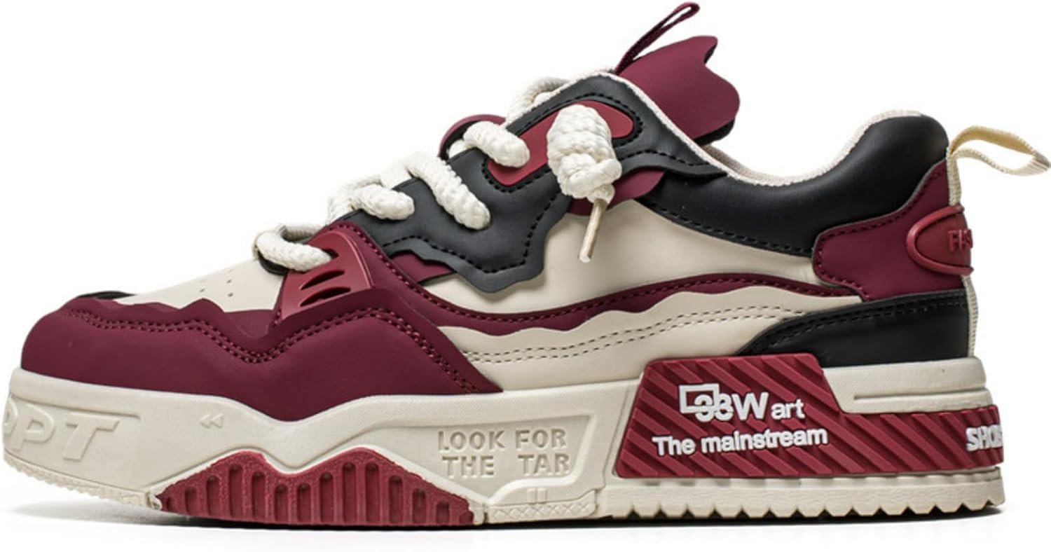 Мужские кроссовки с платформой 8 см, цветной блок, массивные, повседневные, спортивные, противоскользящие, для мужчин Macefil, белый/красный
Мужские кроссовки с платформой 8 см, цветной блок, массивные, повседневные, спортивные, противоскользящие, для мужчин Macefil, белый/красный