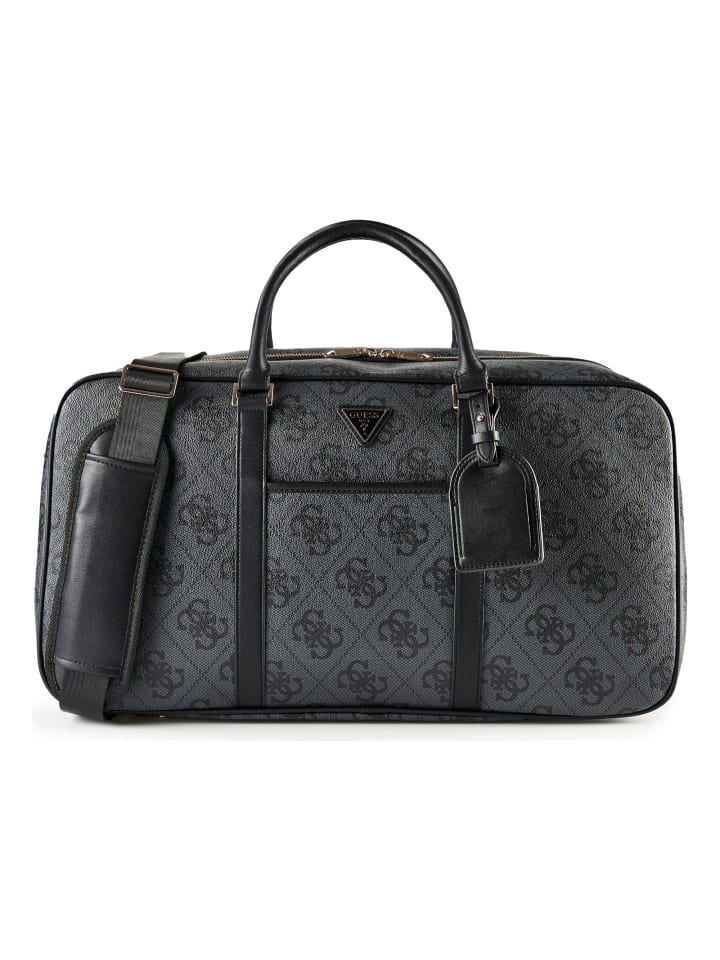 Guess Дорожная сумка Berta Weekender 54 см, цвет угольно-черный, с логотипом
Guess Дорожная сумка Berta Weekender 54 см, цвет угольно-черный, с логотипом