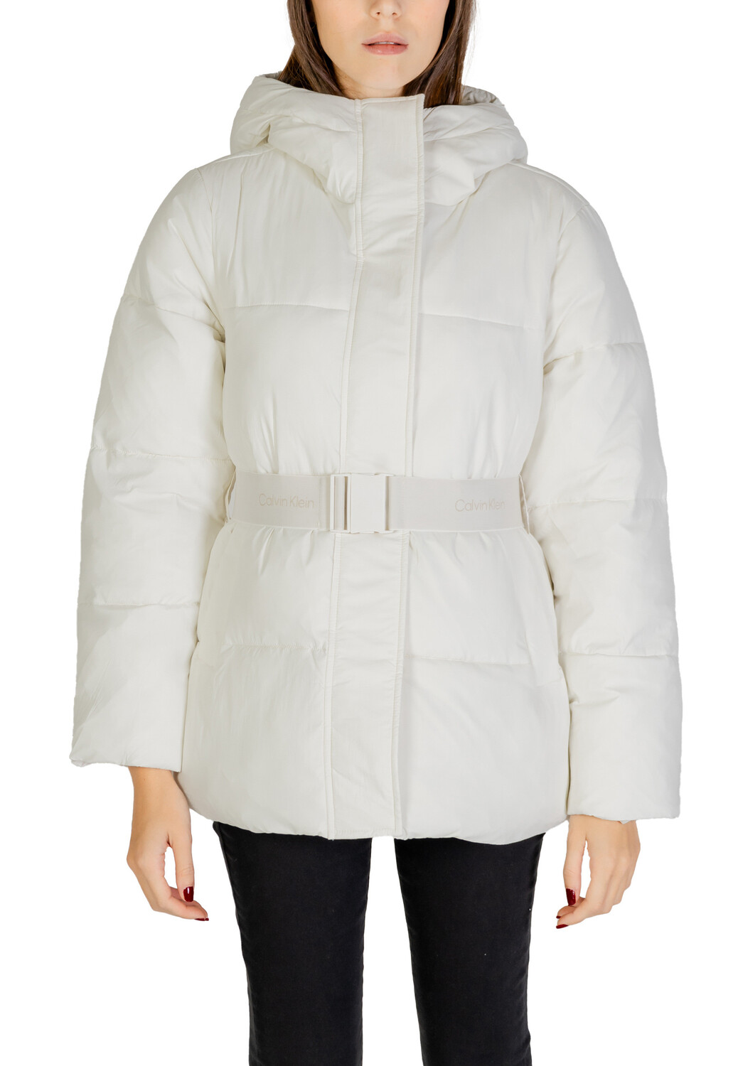 Пуховик Calvin Klein с поясом, белый
Пуховик Calvin Klein с поясом, белый