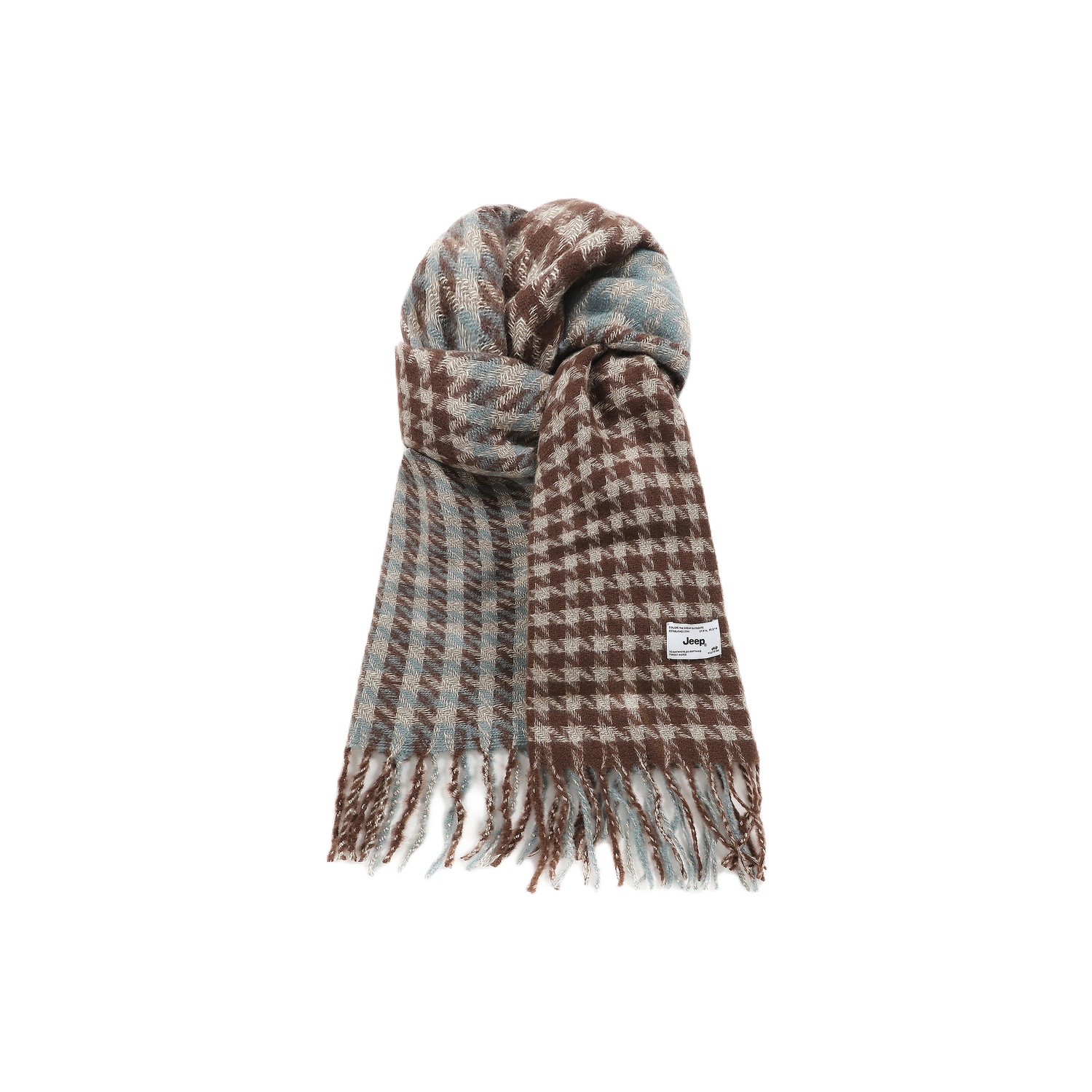 Вязаный шарф из искусственного кашемира, унисекс Jeep, коричневый
Вязаный шарф из искусственного кашемира, унисекс Jeep, коричневый