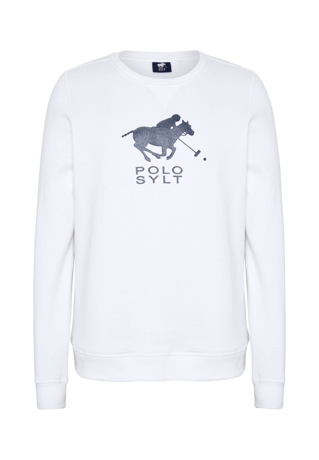 Свитер с блестящим принтом этикеток POLO SYLT, цвет 1048 White/dark Blue
Свитер с блестящим принтом этикеток POLO SYLT, цвет 1048 White/dark Blue
