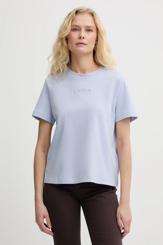 Хлопковая футболка Calvin Klein, синий
Хлопковая футболка Calvin Klein, синий