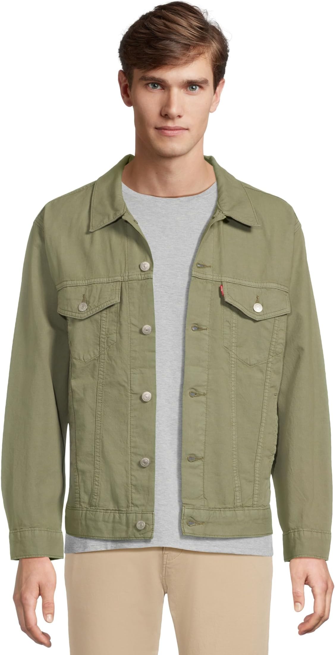 Мужская куртка Trucker свободного кроя Levi's Premium, Deep Lichen Green
Мужская куртка Trucker свободного кроя Levi's Premium, Deep Lichen Green