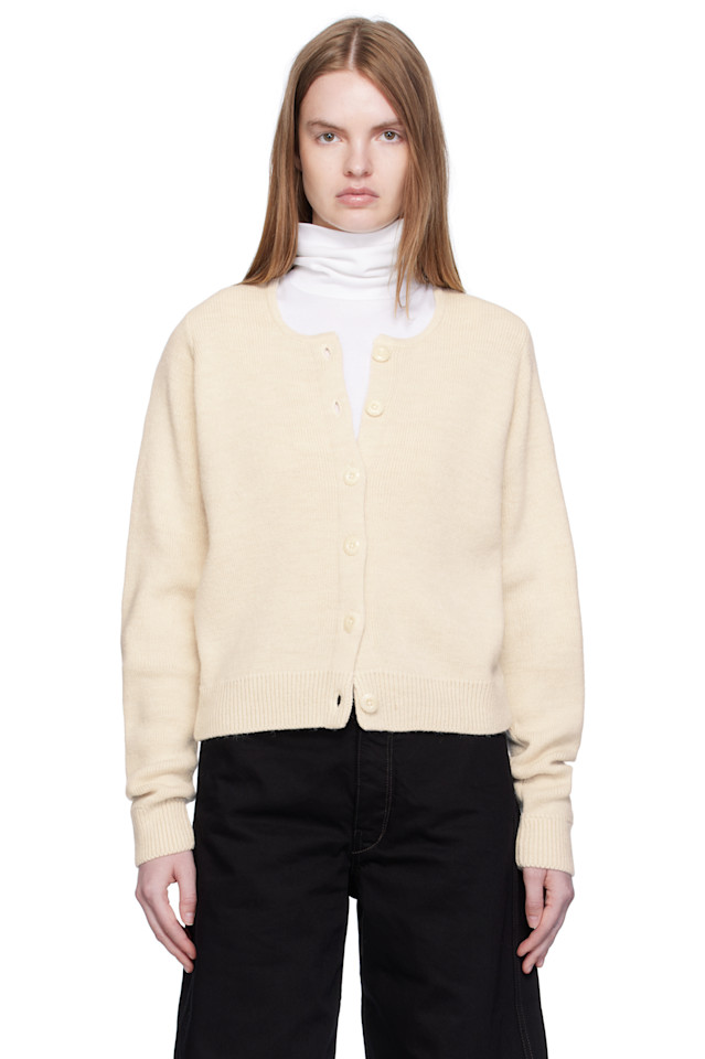 Lemaire Кардиган из альпаки Off-White
Lemaire Кардиган из альпаки Off-White