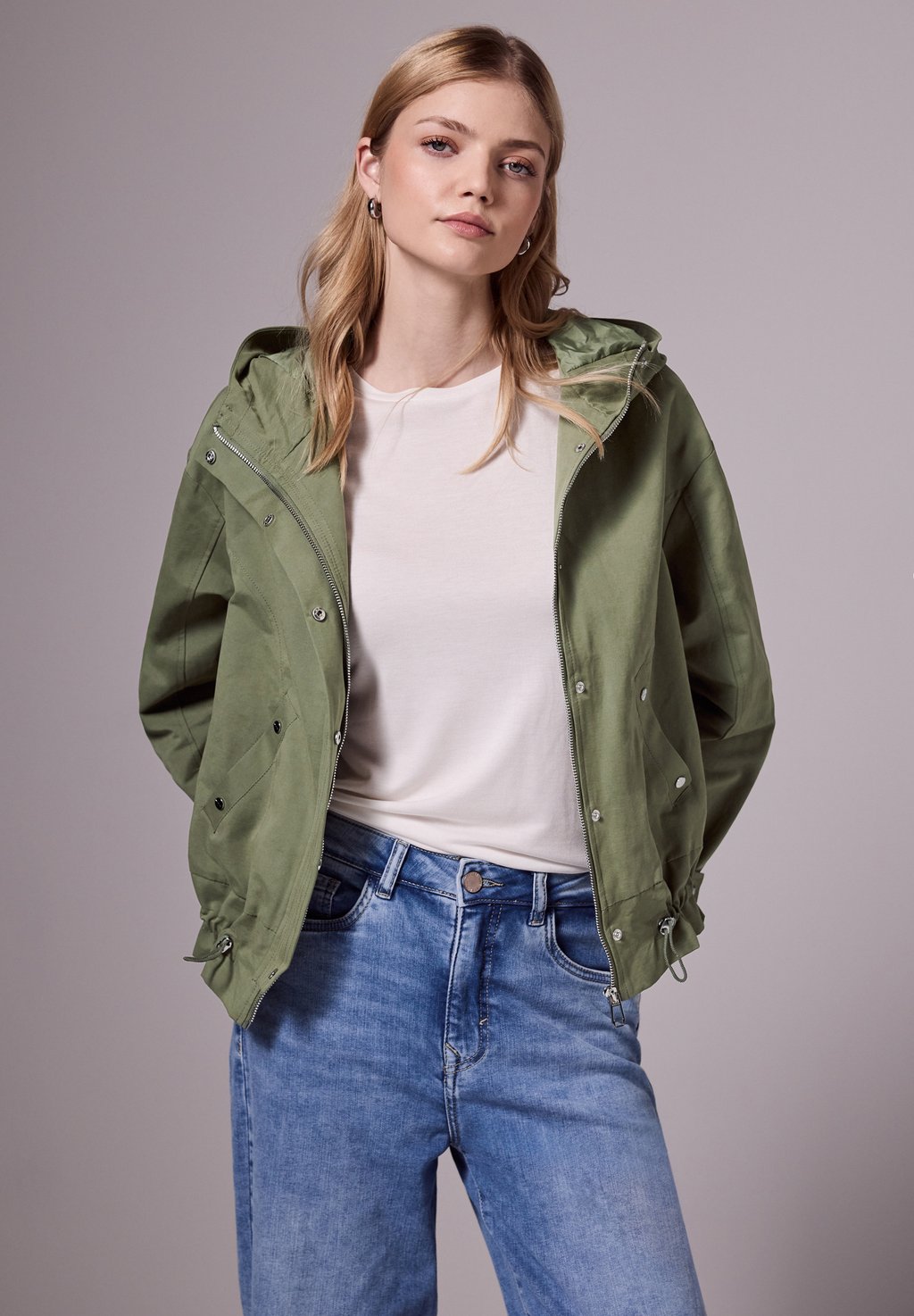 Легкая куртка MIT KAPUZE Street One Studio, хаки
Легкая куртка MIT KAPUZE Street One Studio, хаки