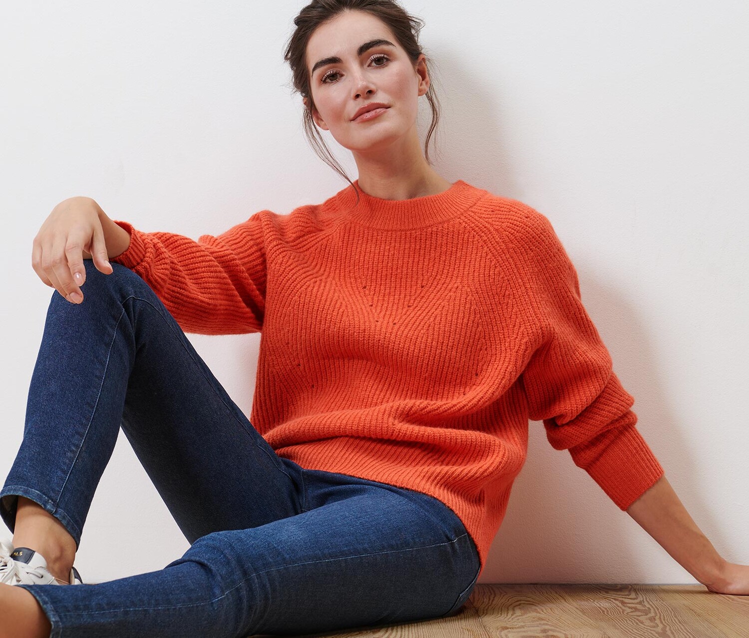 Вязаный свитер Tchibo, оранжевый
Вязаный свитер Tchibo, оранжевый