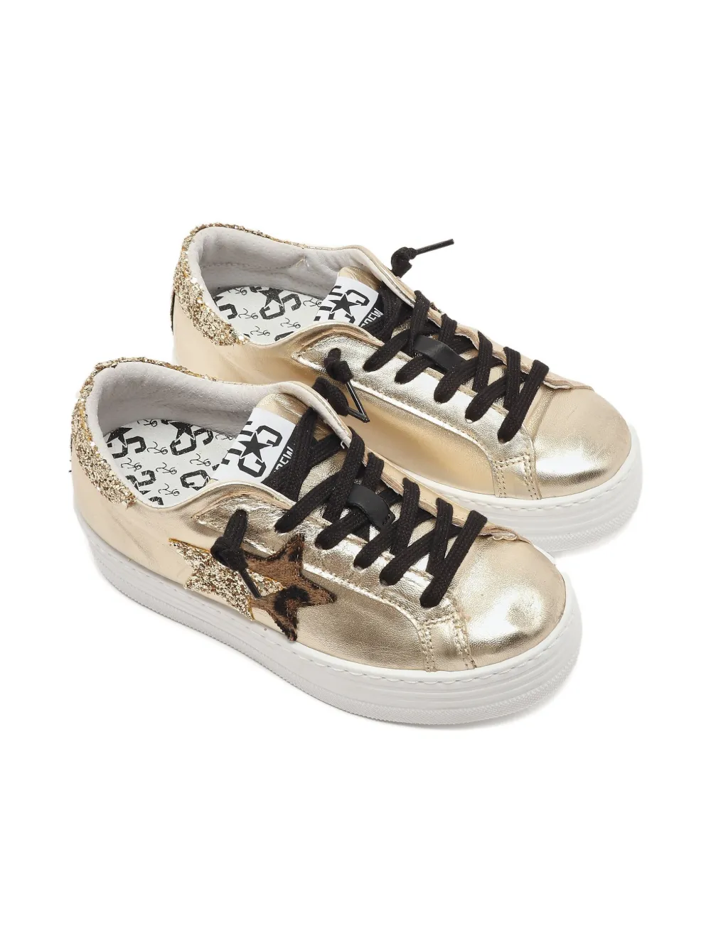 Кроссовки с блестками 2 Star Kids, золотой
Кроссовки с блестками 2 Star Kids, золотой