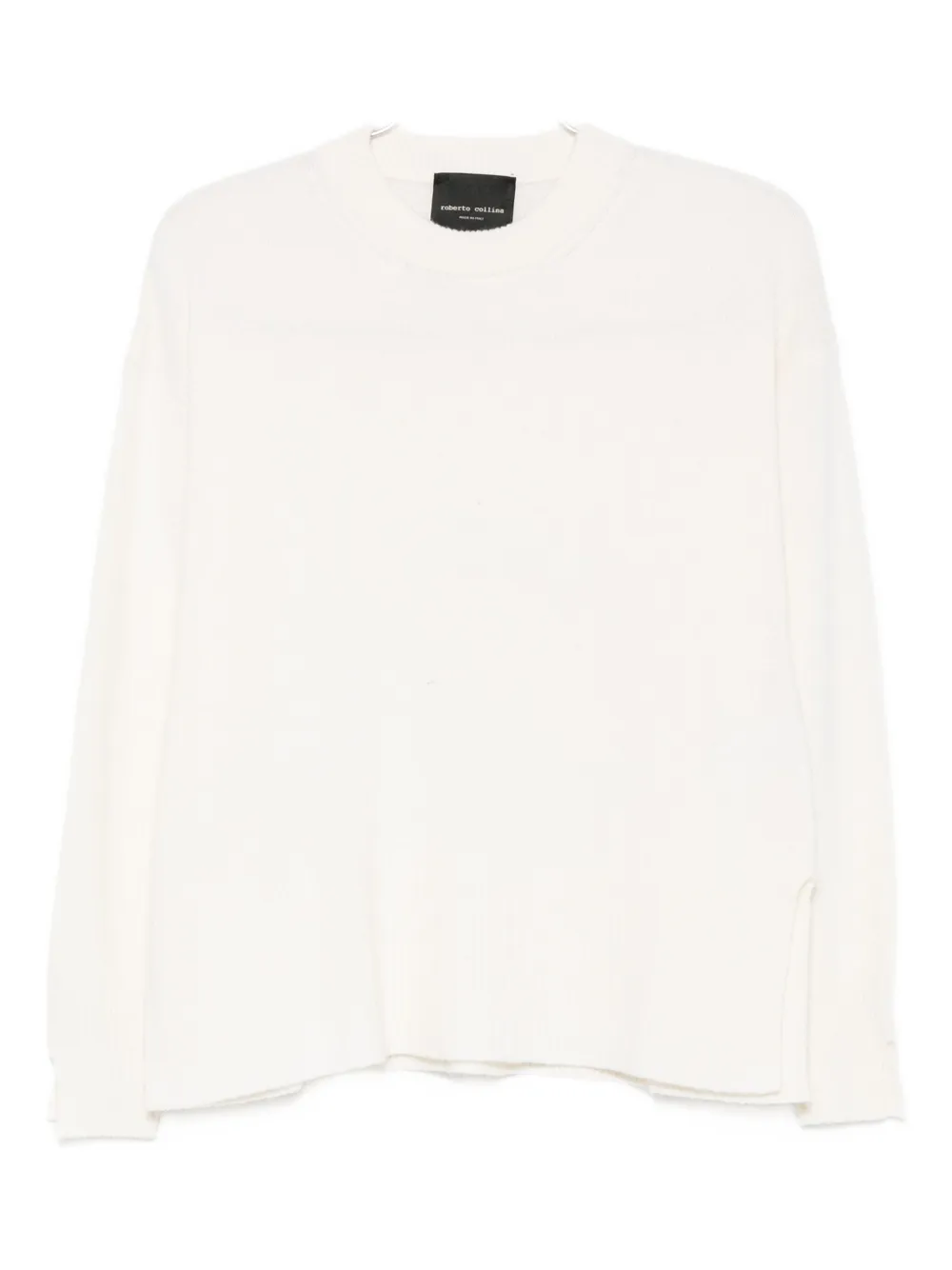 Свитер с круглым вырезом Roberto Collina, белый
Свитер с круглым вырезом Roberto Collina, белый