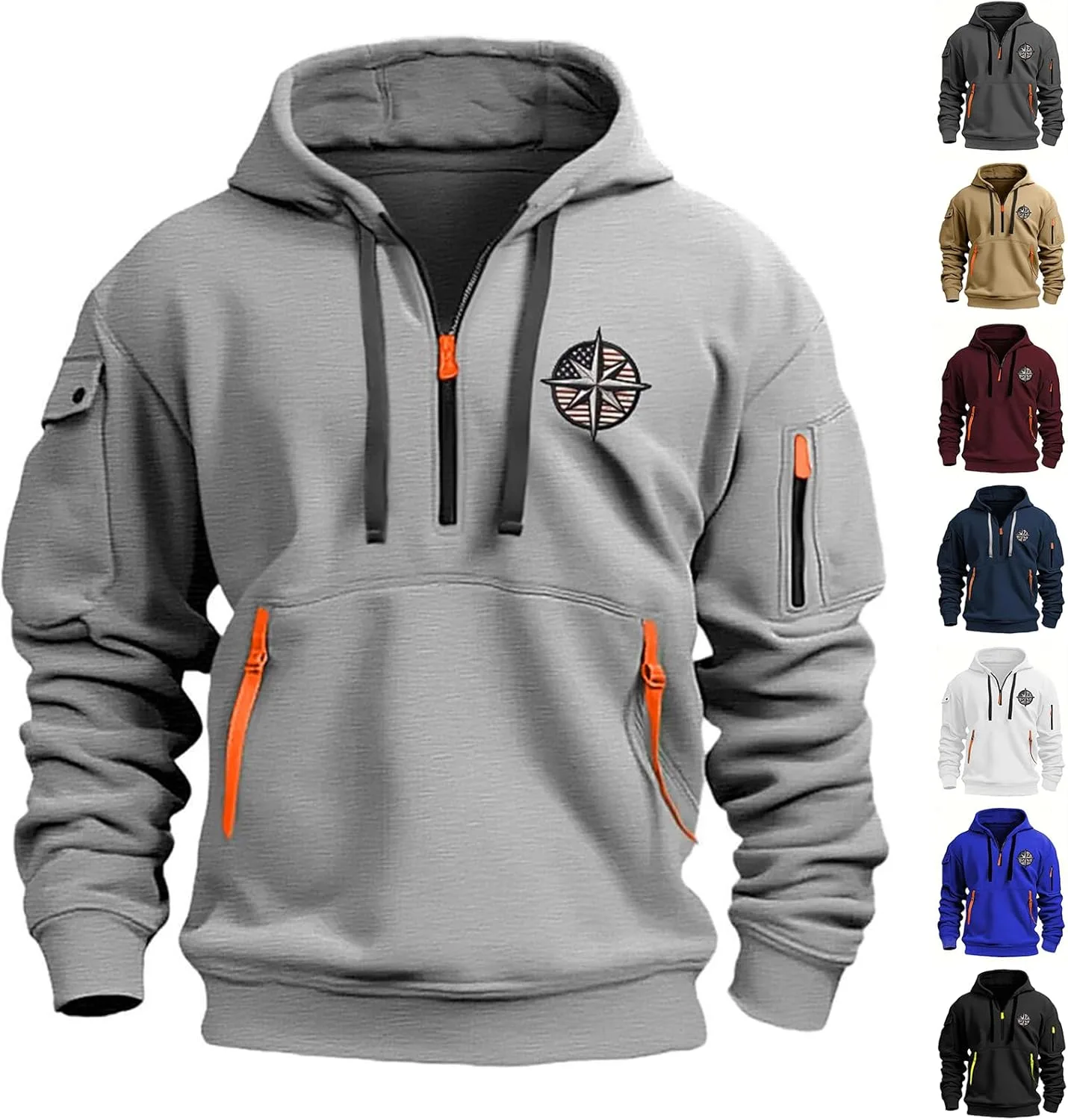 Толстовка с капюшоном Tactical для мужчин, Fleece, четверть молнии, мягкая, больших размеров, с длинным рукавом, зимняя, теплая
Толстовка с капюшоном Tactical для мужчин, Fleece, четверть молнии, мягкая, больших размеров, с длинным рукавом, зимняя, теплая