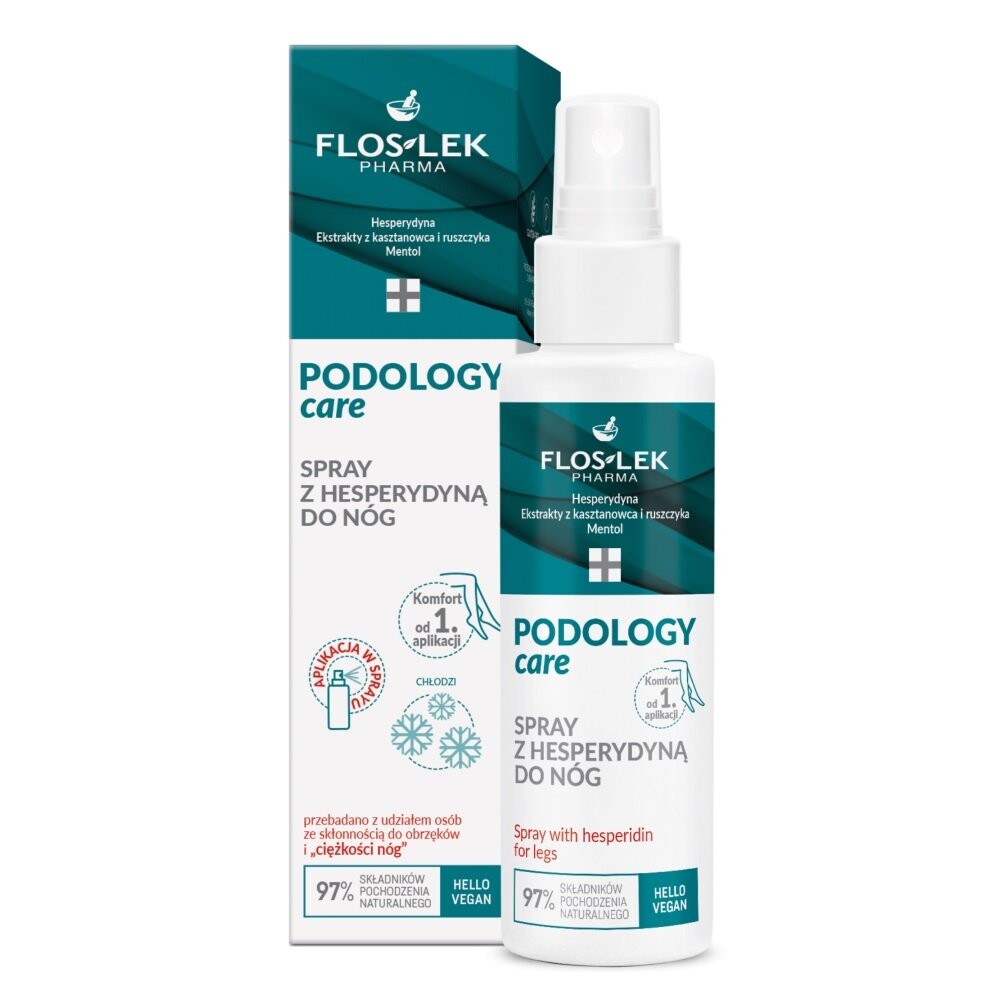 Floslek Podology Care спрей с гесперидином для ног 100мл
Floslek Podology Care спрей с гесперидином для ног 100мл