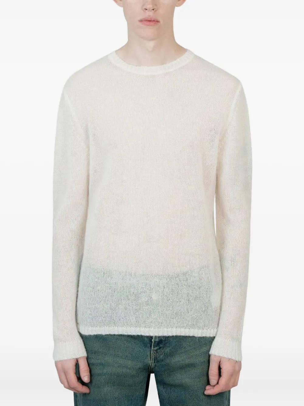 Джемпер с длинными рукавами из мохера Paloma Wool, белый
Джемпер с длинными рукавами из мохера Paloma Wool, белый