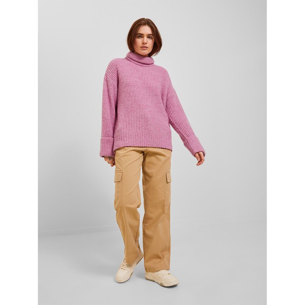 Свитер Jack & Jones Ellinora High Neck, розовый 
Свитер Jack & Jones Ellinora High Neck, розовый