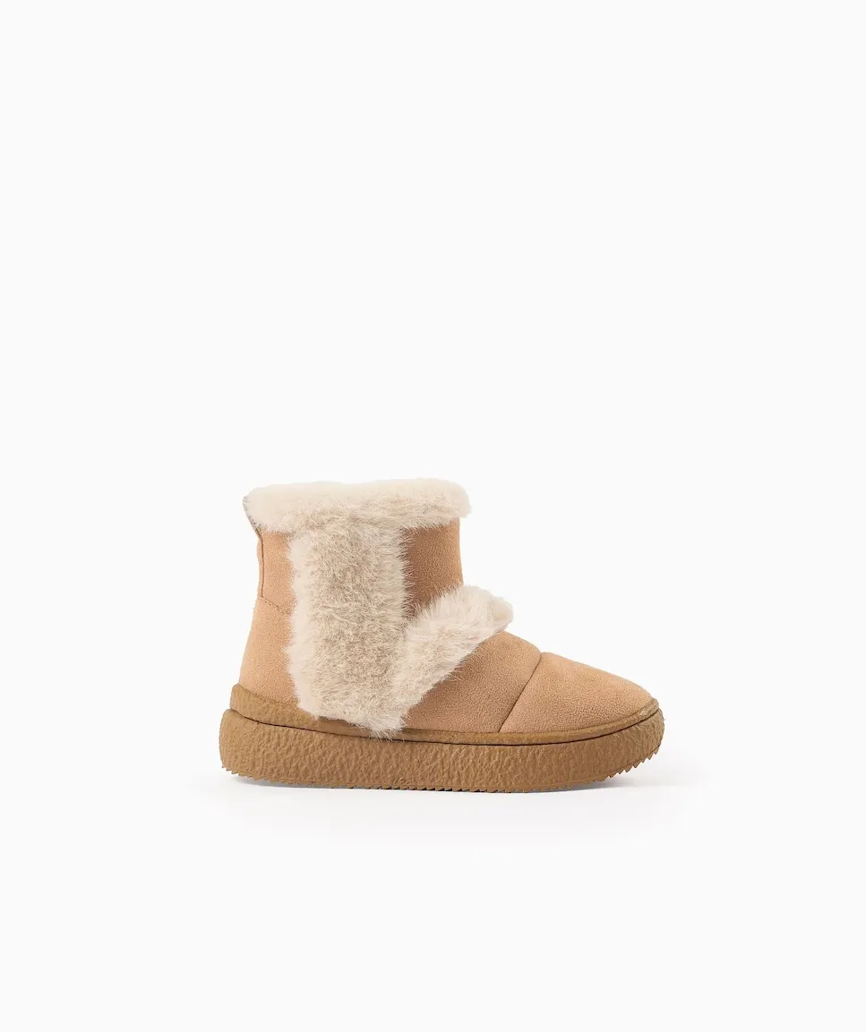 Детские сапоги с подкладкой и меховыми деталями Zippy, бежевый
Детские сапоги с подкладкой и меховыми деталями Zippy, бежевый