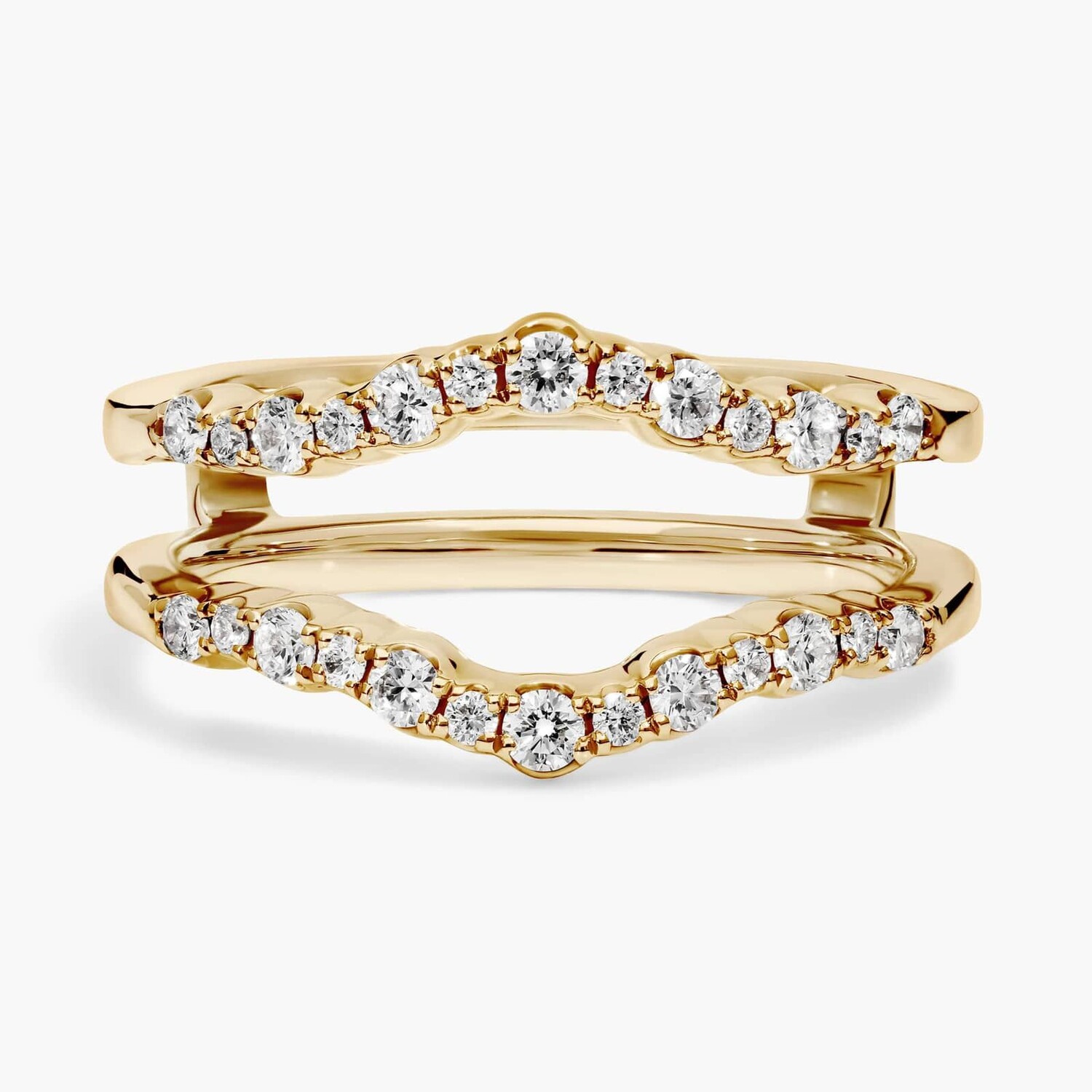 Вставка с изогнутым бриллиантом Crescendo из 14-каратного желтого золота (3/8 карата). Blue Nile
Вставка с изогнутым бриллиантом Crescendo из 14-каратного желтого золота (3/8 карата). Blue Nile