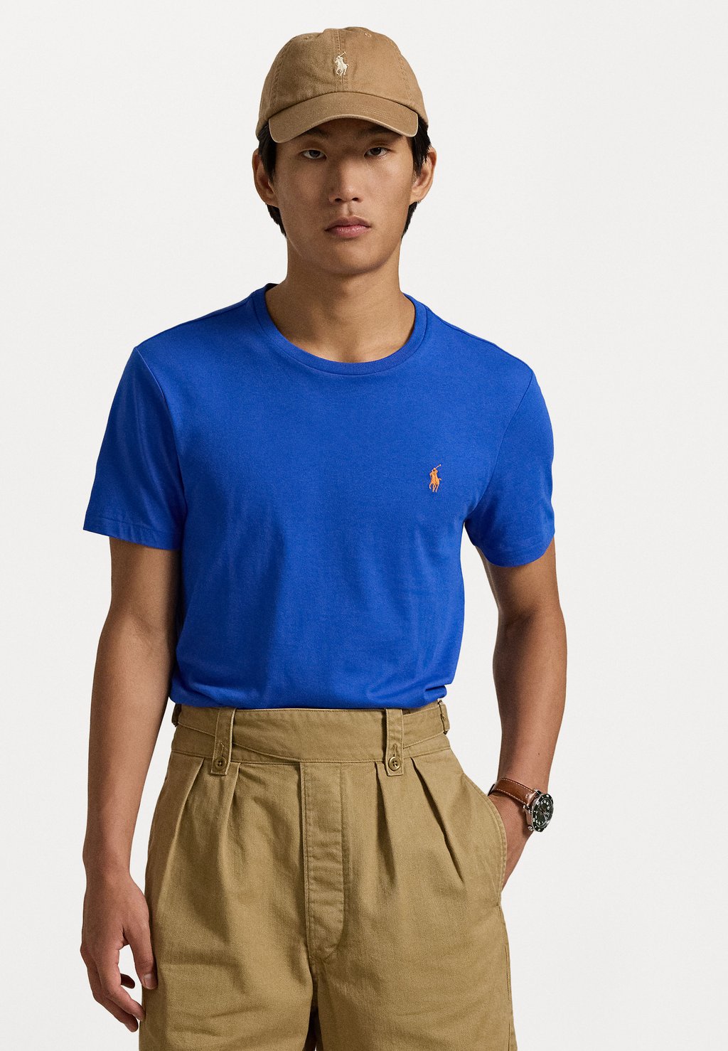 Базовая футболка CUSTOM SLIM FIT JERSEY CREWNECK T-SHIRT Polo Ralph Lauren, синий
Базовая футболка CUSTOM SLIM FIT JERSEY CREWNECK T-SHIRT Polo Ralph Lauren, синий