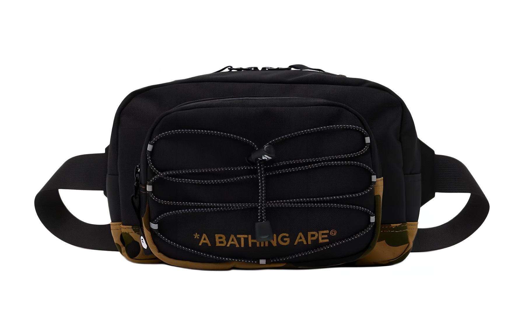 A BATHING APE Полиэстеровый поясной рюкзак мужской синий черный, Black
A BATHING APE Полиэстеровый поясной рюкзак мужской синий черный, Black