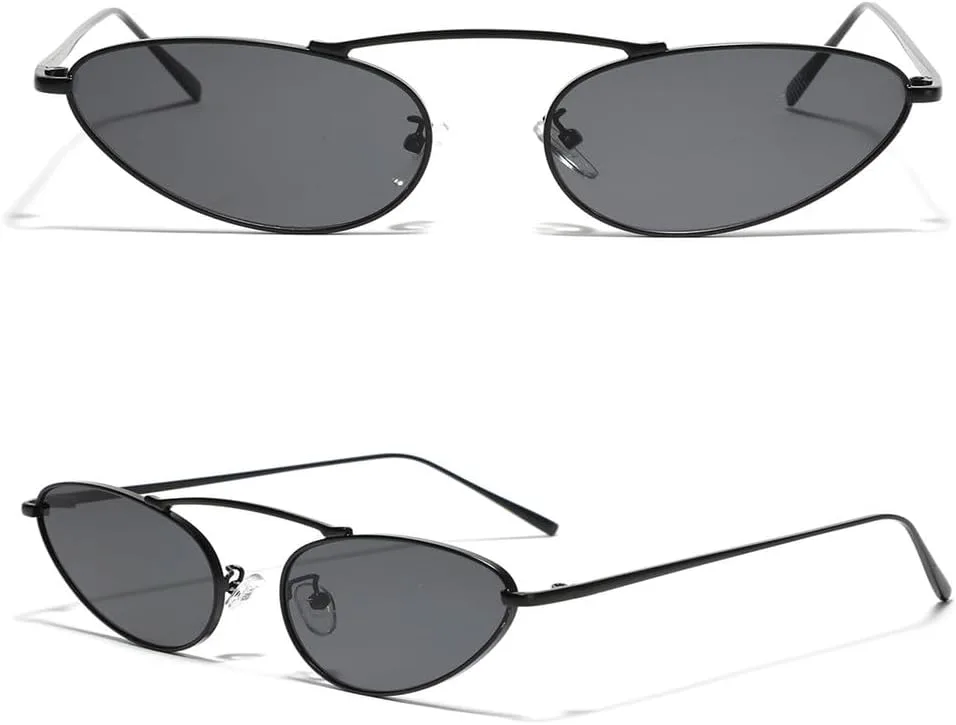 Солнцезащитные очки «кошачий глаз» для женщин, винтажные треугольные металлические солнцезащитные очки для мужчин, модные декоративные очки для вечеринки KTUCN, Black
Солнцезащитные очки «кошачий глаз» для женщин, винтажные треугольные металлические солнцезащитные очки для мужчин, модные декоративные очки для вечеринки KTUCN, Black