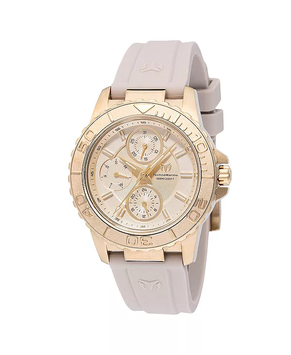 Женские часы tm-725019 с циферблатом цвета шампанского из морского кварца Technomarine, beige/khaki
Женские часы tm-725019 с циферблатом цвета шампанского из морского кварца Technomarine, beige/khaki