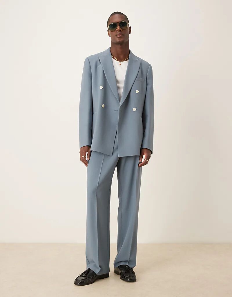 Широкие брюки ASOS DESIGN из синей фактуры
Широкие брюки ASOS DESIGN из синей фактуры