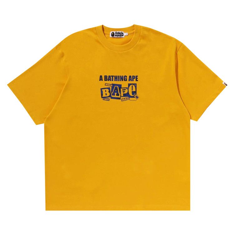 Футболка BAPE Text Graphic Tee, Yellow
Футболка BAPE Text Graphic Tee, Yellow
