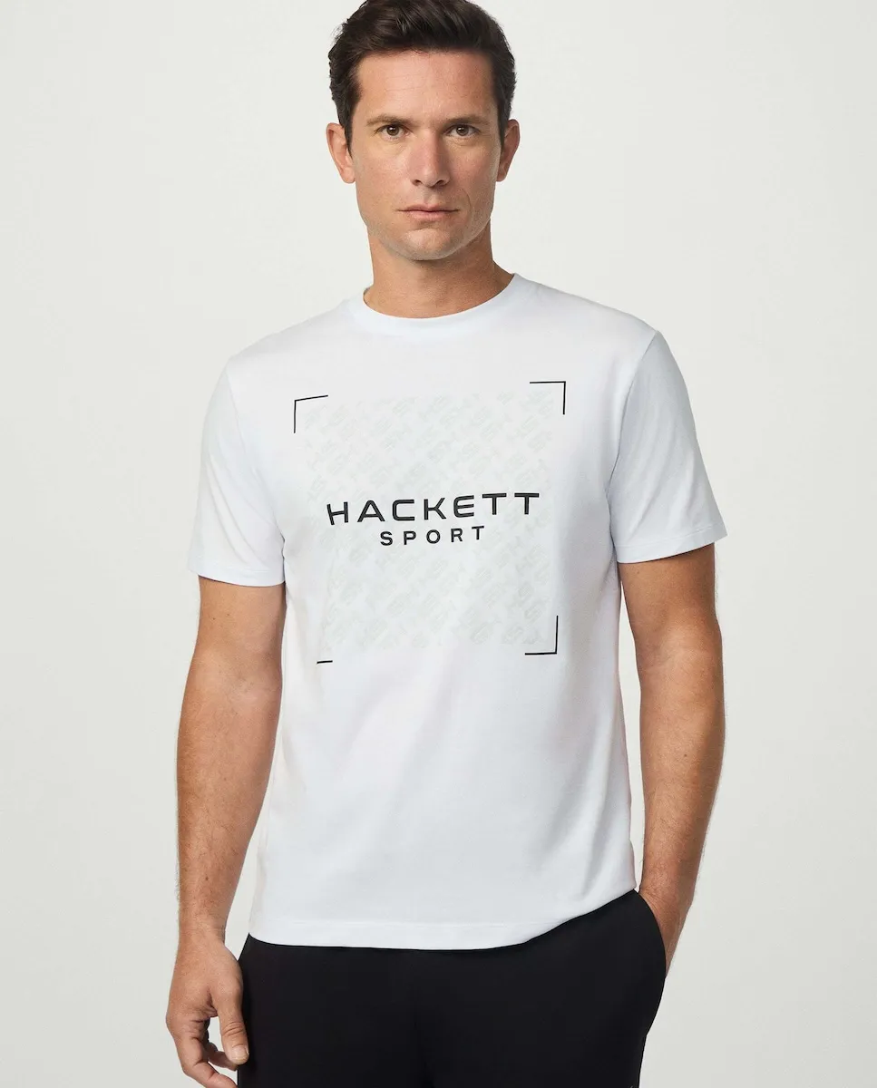 Классическая футболка для мужчин с монограммой Hackett, белый
Классическая футболка для мужчин с монограммой Hackett, белый