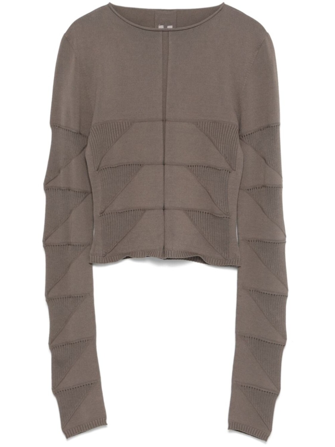 Rick Owens топ с длинными рукавами, серый
Rick Owens топ с длинными рукавами, серый