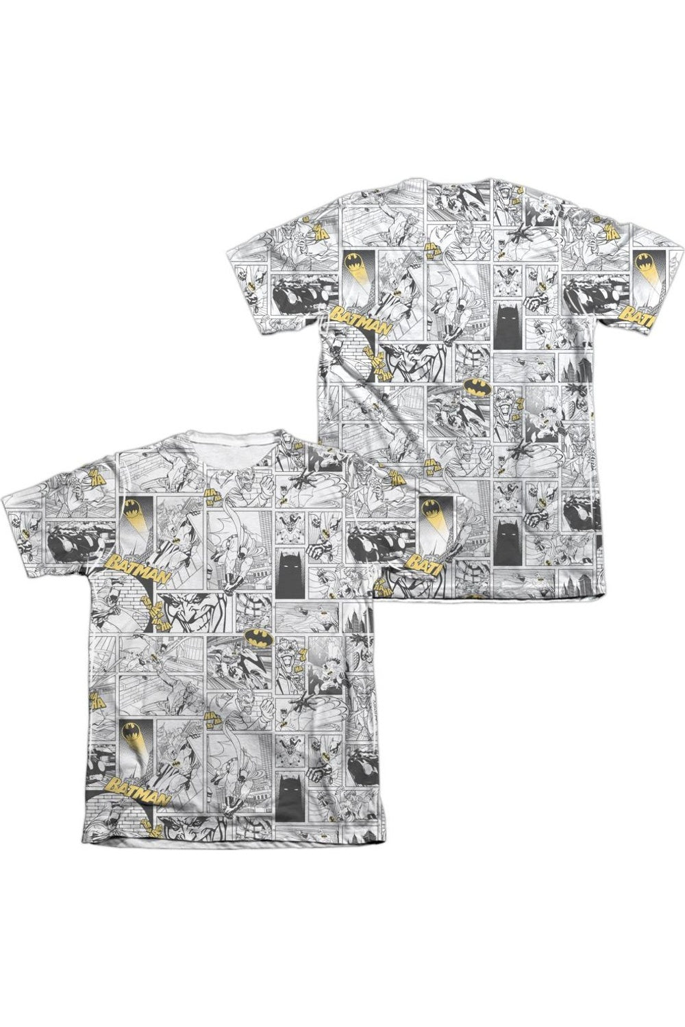 Футболка с коротким рукавом из полиэстера/хлопка плотностью 65/35 с принтом комиксов «Бэтмен» (спереди/сзади) для взрослых Gildan, белый
Футболка с коротким рукавом из полиэстера/хлопка плотностью 65/35 с принтом комиксов «Бэтмен» (спереди/сзади) для взрослых Gildan, белый