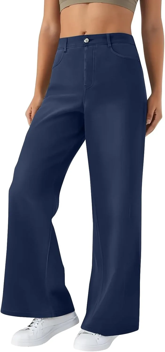 FlekmanArt прямые джинсы для женщин с высокой посадкой, эластичные и свободные
FlekmanArt прямые джинсы для женщин с высокой посадкой, эластичные и свободные