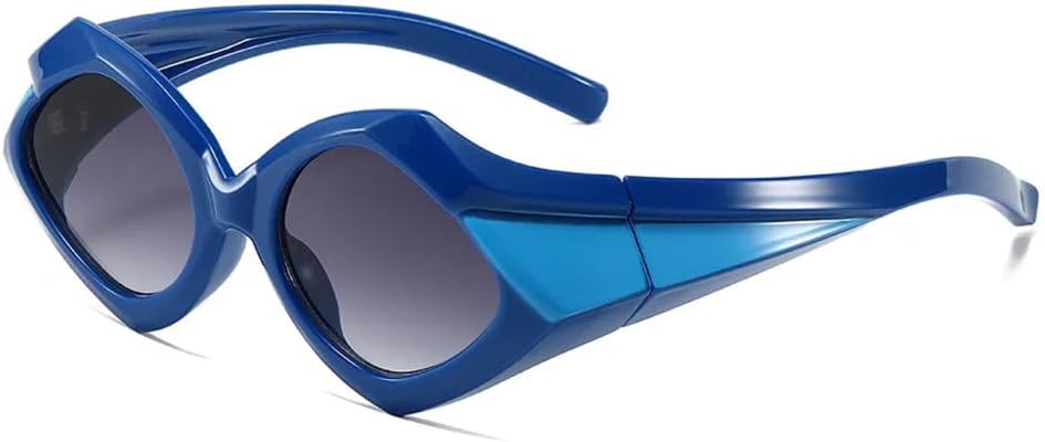 Большие солнцезащитные очки неправильной формы в форме ромба для женщин и мужчин, винтажные солнцезащитные очки в крупной оправе, защита от ультрафиолета UV400 MTZJH, Blue Gray
Большие солнцезащитные очки неправильной формы в форме ромба для женщин и мужчин, винтажные солнцезащитные очки в крупной оправе, защита от ультрафиолета UV400 MTZJH, Blue Gray