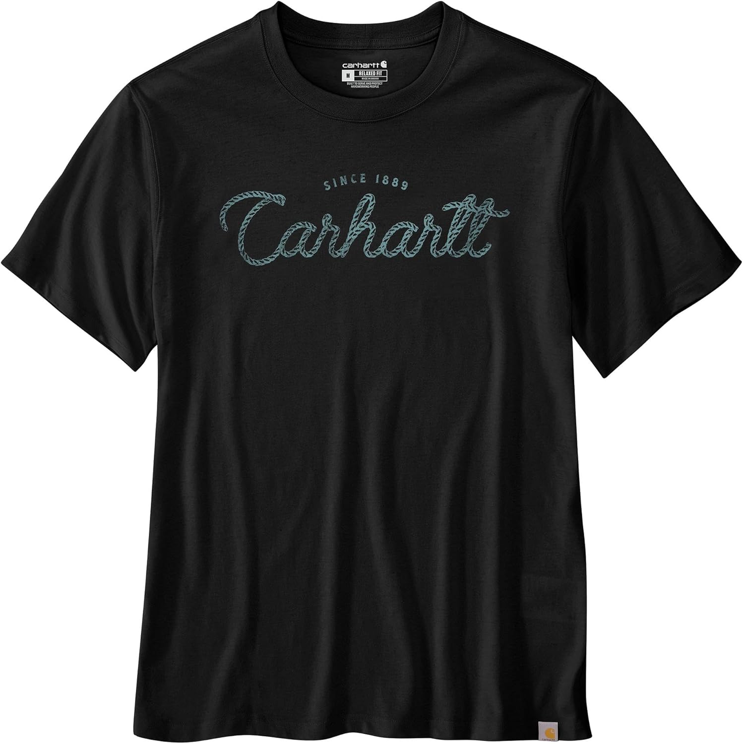 Мужская легкая футболка Carhartt 106531 свободного кроя с коротким рукавом и принтом, Black
Мужская легкая футболка Carhartt 106531 свободного кроя с коротким рукавом и принтом, Black