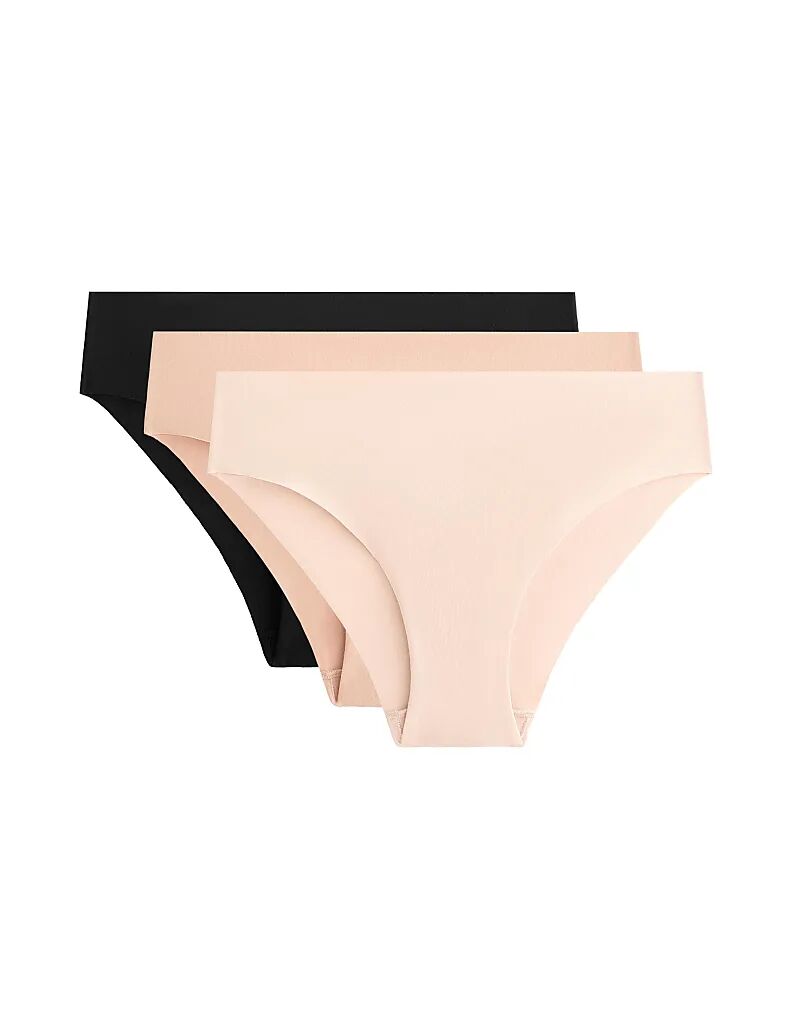 Классические невидимые трусы Oysho 3 из хлопковой смеси черного цвета
Классические невидимые трусы Oysho 3 из хлопковой смеси черного цвета