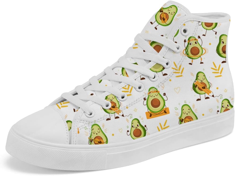 Кеды на высокой подошве Chebing с авокадо, тканевые, фруктовый принт, шнуровка, повседневная обувь для женщин и мужчин, белый/зеленый
Кеды на высокой подошве Chebing с авокадо, тканевые, фруктовый принт, шнуровка, повседневная обувь для женщин и мужчин, белый/зеленый