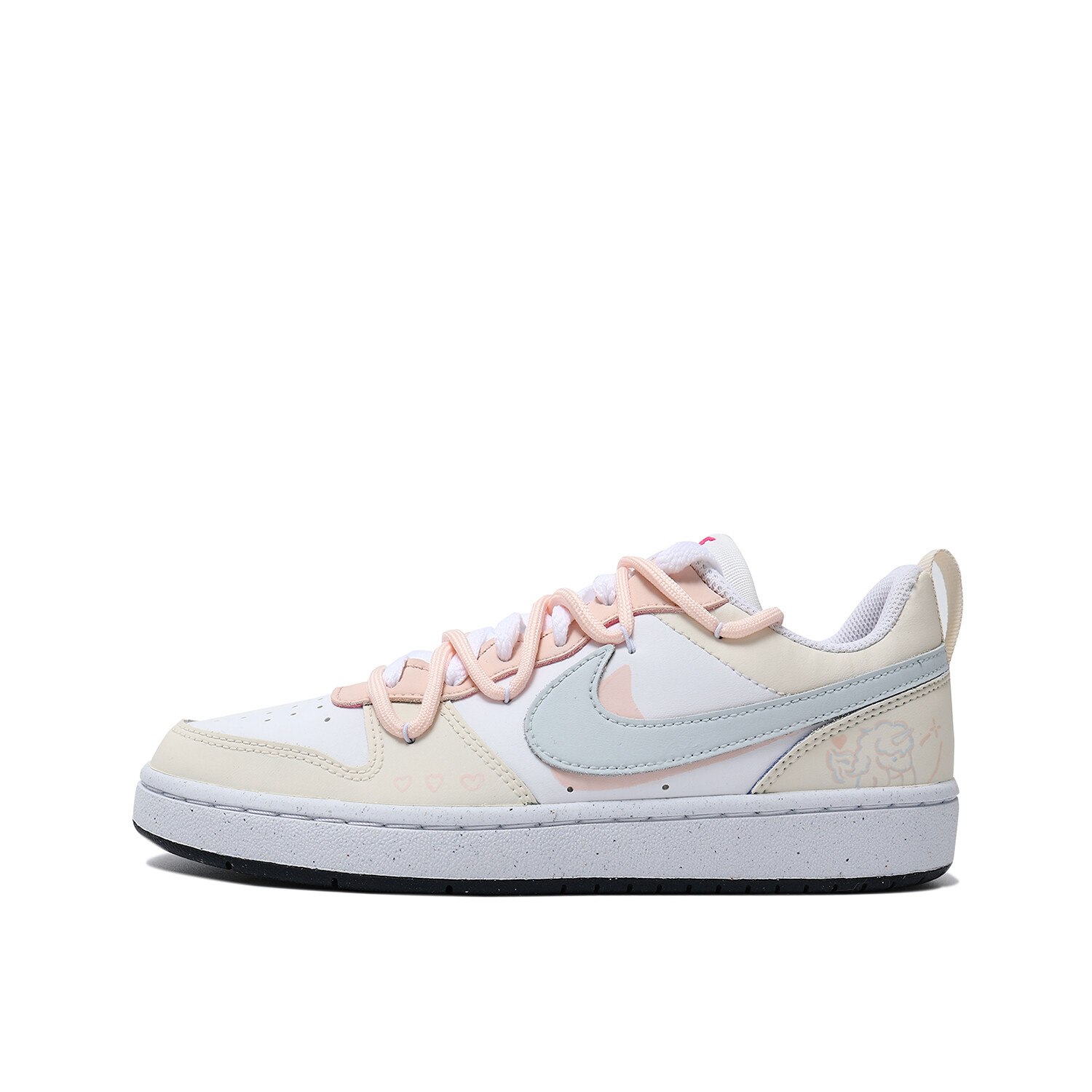 Кроссовки Nike Court Borough Skateboarding Shoes Women's Low-top Beige/Pink, цвет Off White
Кроссовки Nike Court Borough Skateboarding Shoes Women's Low-top Beige/Pink, цвет Off White