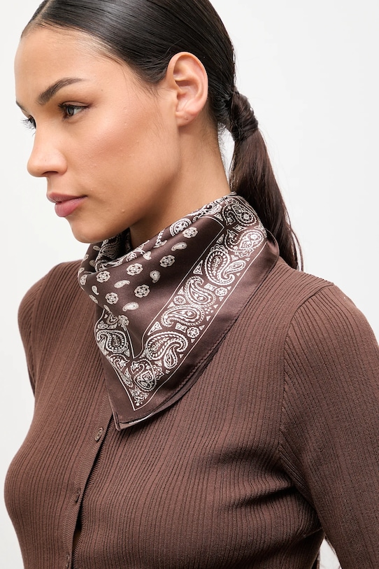 Шелковый шарф Answear.Lab, коричневый
Шелковый шарф Answear.Lab, коричневый