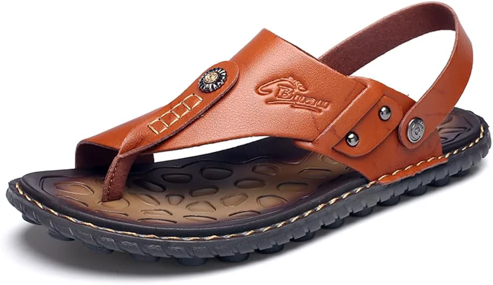 Мужские повседневные уличные сандалии Asifn с регулируемыми ремешками, шлепанцы для лета, открытым носком, кожаные, удобные, на легкой подошве, коричневый
Мужские повседневные уличные сандалии Asifn с регулируемыми ремешками, шлепанцы для лета, открытым носком, кожаные, удобные, на легкой подошве, коричневый