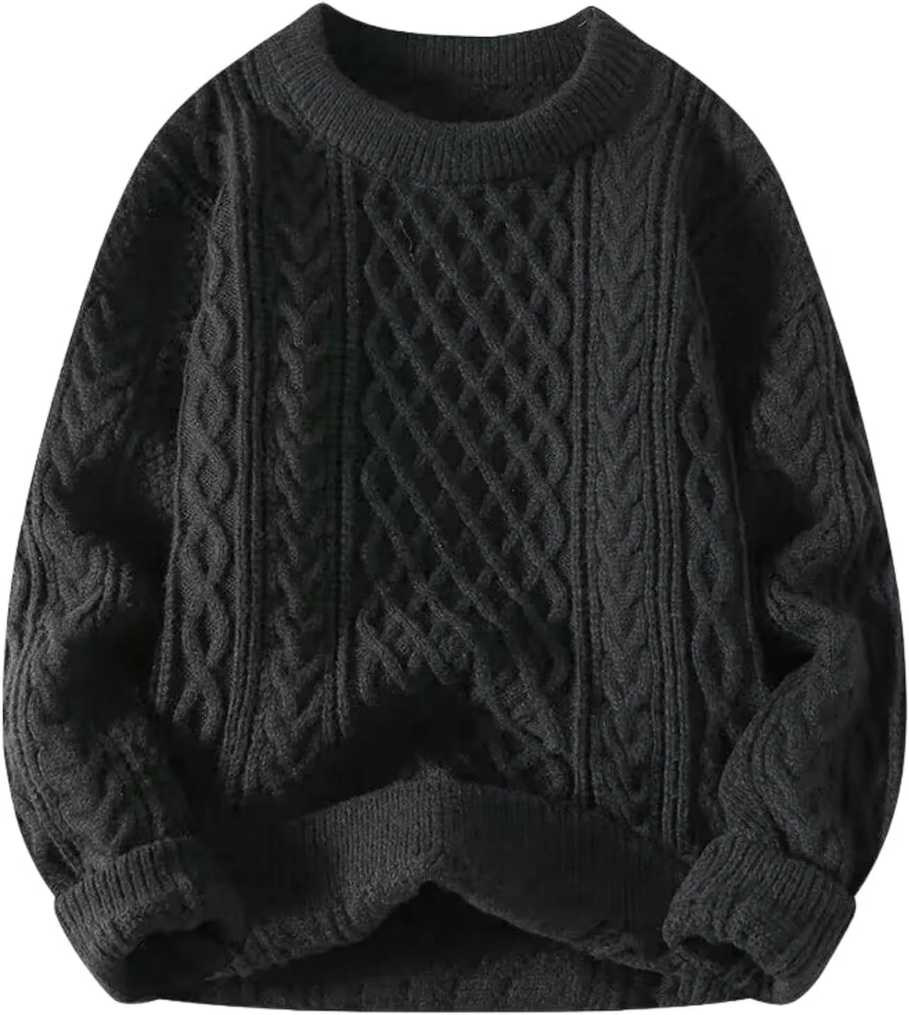 Мужской свитер с крупной вязкой YEBAITOU
Мужской свитер с крупной вязкой YEBAITOU