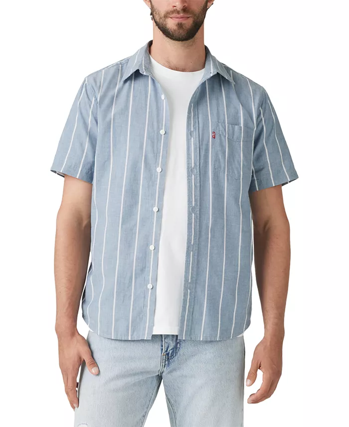 Мужская классическая рубашка с коротким рукавом и одним карманом Regular Fit Levi'S, мультиколор
Мужская классическая рубашка с коротким рукавом и одним карманом Regular Fit Levi'S, мультиколор