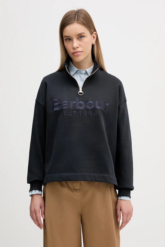 Хлопковая толстовка сара Barbour, темно-синий
Хлопковая толстовка сара Barbour, темно-синий