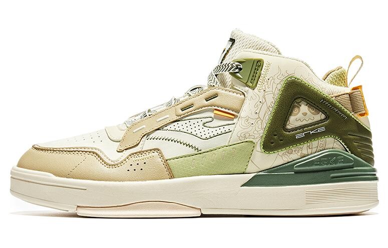 Кеды мужские, обувь для скейтбординга средняя высота белый/зеленый Erke
Кеды мужские, обувь для скейтбординга средняя высота белый/зеленый Erke