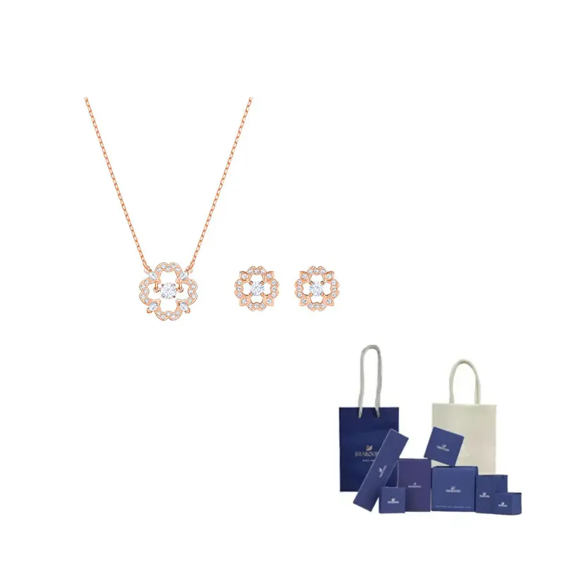 Swarovski Sparkling Dance Flower Element Necklaces Women's Rose Gold
Swarovski Sparkling Dance Flower Element Necklaces Women's Rose Gold