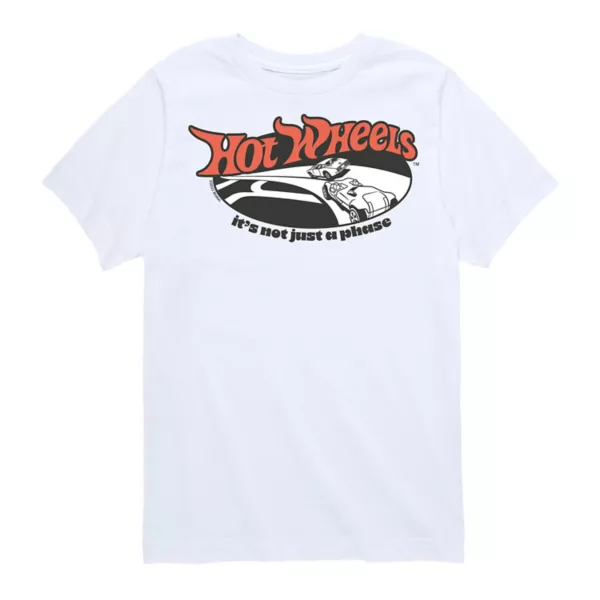 Футболка с принтом "Это не просто этап" для мальчиков 8-20 лет Hot Wheels, белый 
Футболка с принтом "Это не просто этап" для мальчиков 8-20 лет Hot Wheels, белый