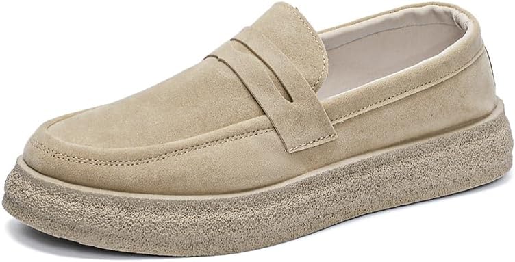 Мужские замшевые слипоны с перемычкой, классические платформенные туфли без шнуровки, повседневные модные мокасины с толстой подошвой, доступны в черном, коричневом и бежевом цветах Generic
Мужские замшевые слипоны с перемычкой, классические платформенные туфли без шнуровки, повседневные модные мокасины с толстой подошвой, доступны в черном, коричневом и бежевом цветах Generic