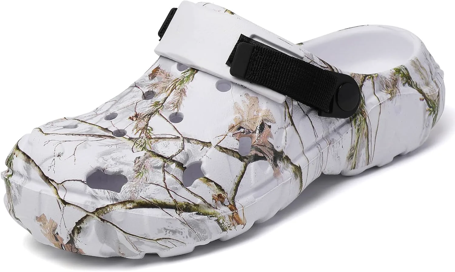 Сабо CERYTHRINA Camo для мужчин и женщин, легкие садовые туфли из ЭВА с регулируемым задником, противоскользящие, быстросохнущие, на удобной подошве для использования дома и на улице, белый
Сабо CERYTHRINA Camo для мужчин и женщин, легкие садовые туфли из ЭВА с регулируемым задником, противоскользящие, быстросохнущие, на удобной подошве для использования дома и на улице, белый