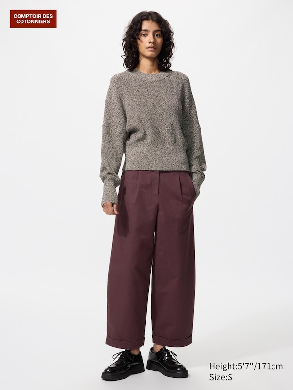Хлопковые мешковатые брюки Uniqlo, 38 dark brown
Хлопковые мешковатые брюки Uniqlo, 38 dark brown